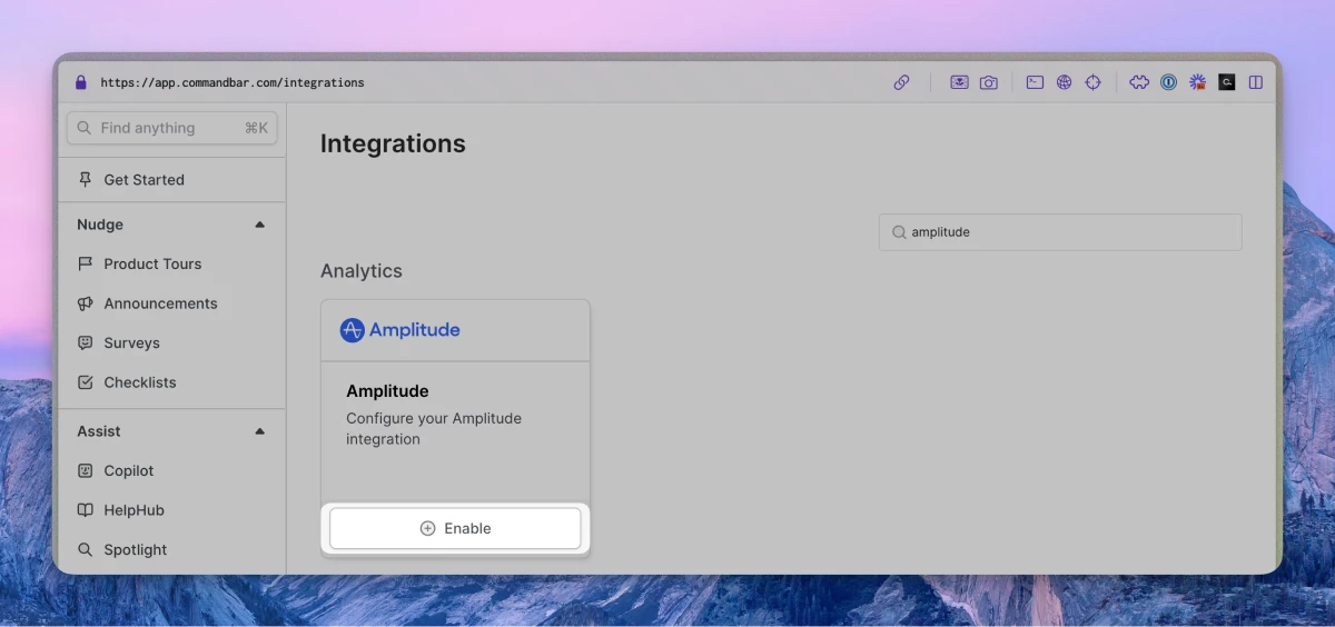 Amplitude integration card